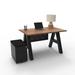 Latitude Run® Modern A-Frame Desk Executive Desk | 30" H x 48" W x 30" D | Wayfair 333A25C74F194FE9ACCB749D6FB99E04