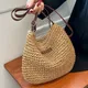 Borsa a tracolla in paglia estiva da donna moda donna vacanza al mare shopping borsa a tracolla in tessuto borse a tracolla per borse da donna