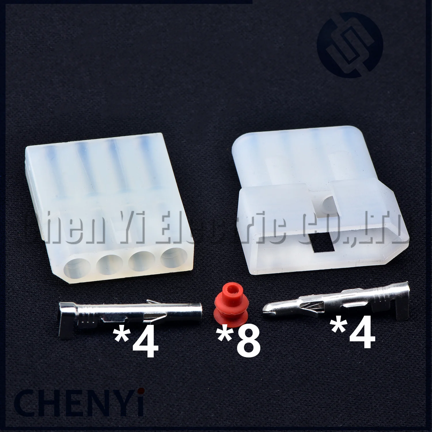 4-poliger Kfz-Stecker, elektrische Steckdose mit Stiften 0309-2042 03092042 03-09-2042 03-09-1042 0309-1042 03091042 Image