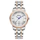 Frauen Uhr Damen Quarz Römischen Ziffern Tag Datum Kalender Uhren Sapphire Glas Solide Stahl Armband