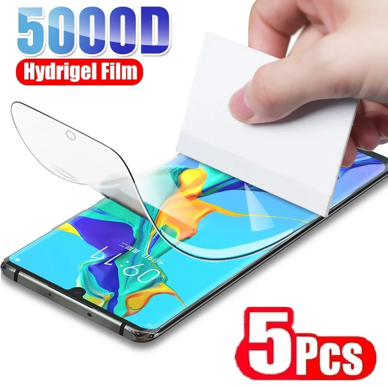 5 Stücke Volle Abdeckung Gebogene Hydrogel Film Für Honor X9A Displayschutzfolie Schutz Für Honor Magic 5 Lite 5 Pro Image