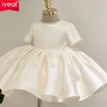 Iyeal Mädchen Prinzessin Kleid Baby Mädchen Geburtstag Hochzeit Party Kleidung Blumen mädchen