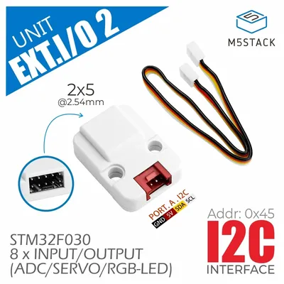 M5Stack Offizielle Extend I/O 2-Einheit (STM32F0) Image