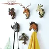 Staygold Animal Hook Hanging Clothes Hat sciarpa Key Deer Horns Hanger Rack Wall Rhino Horn No