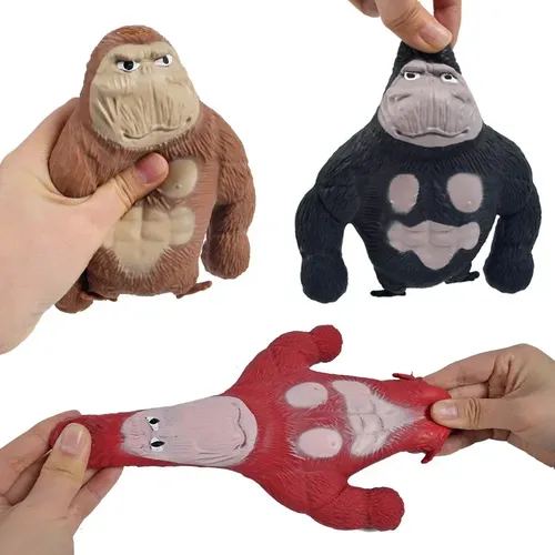 1 Stück Anime Figur Spielzeug Latex Affe Gorilla Spielzeug Dschungel Tier Figuren Weihnachten &