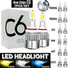 Ultimi fari per Auto a LED C6 2 pezzi 6000K 8000K H1 H8 H9 H11 fari per automobili 12V H7 H4