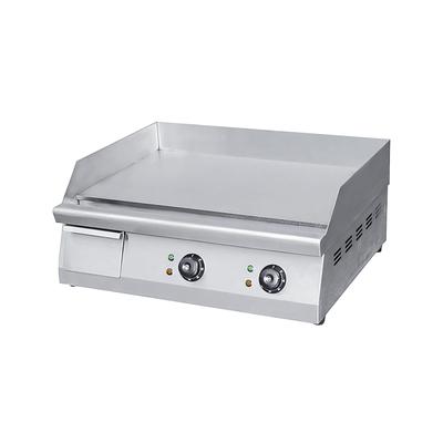 MoTak FG24 24" Electric Commercial Griddle w/ Thermostatic Controls - 3/8" Steel Plate, 208-240v, Double, Stainless Steel