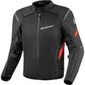 SHIMA Rush 2.0 impermeabile Moto Tessile Giacca, nero-rosso, dimensione 3XL