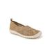 Women's Florida Slip On Flat by JBU in Taupe Shimmer (Size 9 M)