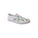 Women's Piper Ii Slip On Sneaker by LAMO in White Green (Size 9 1/2 M)