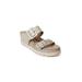 Women's Dara Slip On Wedge by Jambu in Pale Gold (Size 8 M)