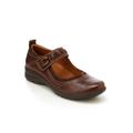 Wide Width Women's Emily Casual Flat by Jambu in Dark Brown (Size 7 W)