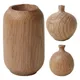 Ornement de vase de support de maison naturel mini vase en bois décor de vase en chêne blanc pour