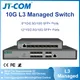 Commutateur réseau géré L3 prise en charge DHCP 8 déchets de 10 gigabits + ports routage