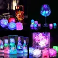 Glaçons lumineux LED Shoous Night Lamp Bar Party Wedding Cup Decoration Party Party Decoration