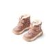 Winterboots WHEAT "Millas Double Velcro Tex Print" Gr. 28, rosa (dusty rouge) Kinder Schuhe Stiefel Boots