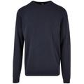 Rundhalspullover URBAN CLASSICS "Herren Knitted Crewneck Sweater" Gr. XXL, blau (navy) Herren Pullover Rundhalspullover