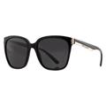 Dark Grey Square Sunglasses Bv8245 501/87 55 - Black - BVLGARI Sunglasses