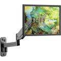 UPGRAVITY Monitor Wall Mount Single Monitor Wall Arm for 17-32 inch Flat/Curved Computer Screens Height Adjustable