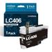 LC406 Ink Cartridges Replacment for Brother LC406 Ink Cartridge LC406XL to use with Brother MFC-J4535DW MFC-J4345DW MFC-J4335DW MFC-J5855DW MFC-J5955DW MFC-J6555DW MFC-J6955DW Printerï¼ˆBlack ï¼‰