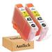 ArtiTech CLI-42 Y Pixma .. Pro-100 Compatible Ink Cartridges .. Replacement for Canon CLI42 .. CLI-42 Yellow Ink Cartridge .. Work for Pixma Pro-100S .. Printers 2 Pack CLI-42 Y