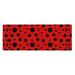 Adobk Ladybug Pattern Large Gaming Mouse Pad Mouse Pad Gaming 31.5 X 11.8 In Mouse Mat Desk Pad Large Desk Mat Extended Keyboard Mousepad With Non-Slip Base