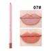 Nude Lip Liner Pencil Smooth Lipliner Pencil Waterproof Lip Liner Nude Lip Pencil Natural Lip Liner Nude Lip Vegan and Cruelty-Free Makeup Matte Lip Liners for Women W0C5