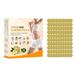 100Pcs Herbal Ginger Patch Body Slimming Patches Promote Blood Circulation Fat Burning Pads Improve Sleep