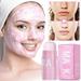 BGZLEU Rose Flower Mask Stick Pink Clay Mask with Rose Extract Rose Facial Mask for Glowing Skin Refining Pores and Moisturizing Suitable For All Skin Types (1 pc)
