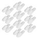 House Slippers 10 Pairs Light Bulk Towels Womens Non-Slip Supple Indoor White Miss Travel