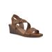 Women's Brux Sandal by White Mountain in Dark Tan Smooth (Size 9 1/2 M)