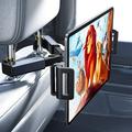 Molende Tablet iPad Holder for Car Mount Headrest-iPad Car Holder Back Seat Travel Accessories Car Tablet Holder Mount Road Trip Essentials for Kids Adults Fits All 4.7-12.9 Devices & Headrest Rod
