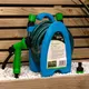 Samuel Alexander 10M Mini Green Garden Hose Pipe And Reel With 7 Function Spray Nozzle