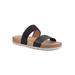 Women's Tactful Casual Sandal by Cliffs in Black Smooth (Size 10 M)