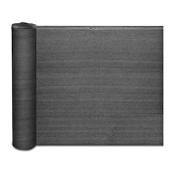 KARAT Zaunblende "Marius" - Schattiergewebe 150g/m² mit Befestigungszubehör - Sonnenschutz Sichtschutz Windschutz / 1,8 x 30 m - Anthrazit Image