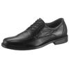Schnürschuh WALDLÄUFER "Henry", Herren, Gr. 11,5 (46,5), schwarz, Nappaleder, elegant, Schuhe, in Bequemweite G (=weit), Freizeitschuh, Halbschuh, Schnürschuh, Topseller