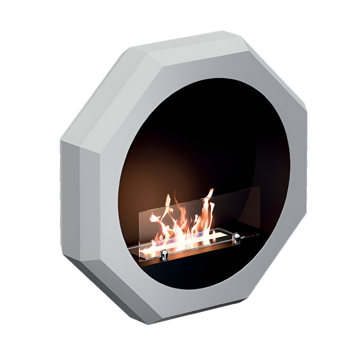 Tecno Air System - Wandkamin Ruby Biokamin Modell Palmanova - Weiß Image