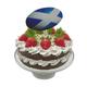 Scotland Rugby Cake Topper - Scotland Rugby Cake Decoration - Scottish Rugby Cake Topper - Scottish Rugby Cake Decoration - RU4-CT