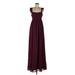 Show Me Your Mumu Cocktail Dress - Formal Square Sleeveless: Burgundy Solid Dresses - New - Women's Size Medium