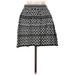 Jessica Simpson Casual Skirt: Black Aztec or Tribal Print Bottoms - Women's Size Medium