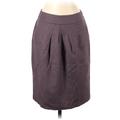 Rebecca Taylor Casual Skirt: Gray Solid Bottoms - Women's Size 4