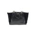 Coach Factory Leather Satchel: Pebbled Black Print Bags