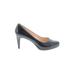 Cole Haan Heels: Pumps Stilleto Minimalist Black Solid Shoes - Women's Size 7 1/2 - Round Toe