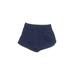 Uniqlo Athletic Shorts: Blue Solid Activewear - Women's Size Medium