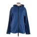 Vineyard Vines Performance Jacket: Mid-Length Blue Print Jackets & Outerwear - Women's Size Large