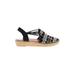 Toni Pons Wedges: Black Shoes - Women's Size 41 - Almond Toe