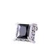 Jewelry Crystal Cuffs Links Male Buttons Shirt For Mens Exquisite Metal For Cufflinks Shirt Accessories Gifts (Main Stone Color : Purple, Metal color : A) (A Nero)