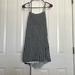 American Eagle Outfitters Dresses | Gingham Tie Back Mini Dress | Color: Black/White | Size: M