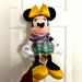 Disney Accessories | Disney Minnie Mouse 50th Anniversary Plush | Color: Blue/Gold | Size: Osg