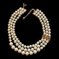 Kate Spade Jewelry | Kate Spade 3 Strand Pearl Necklace | Color: Gold/White | Size: Os